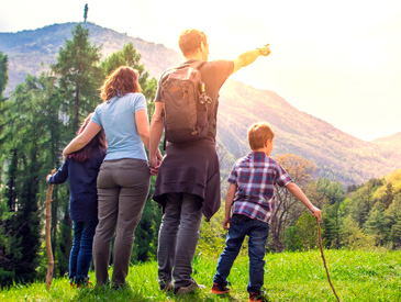 La montage du Moléson des promenades en famille