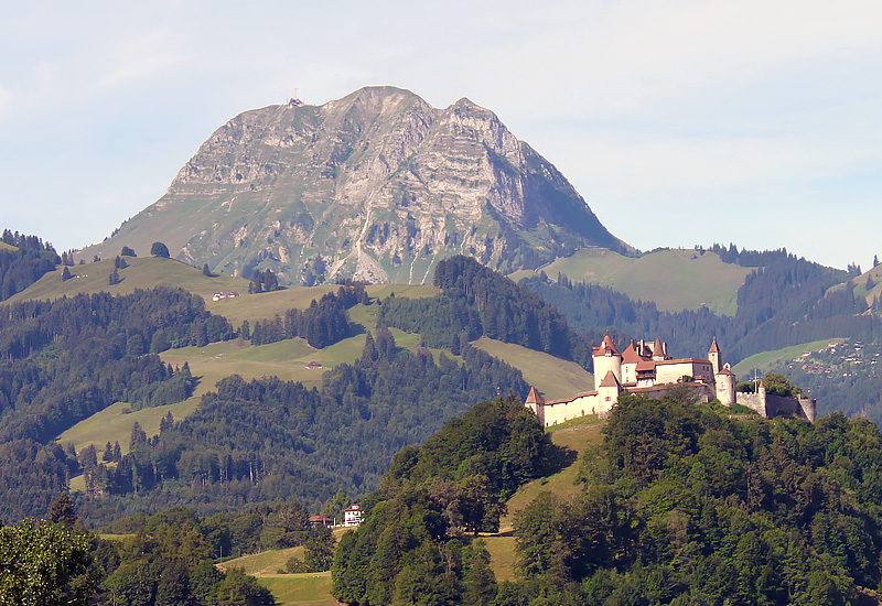 Moléson - Le Moléson, la montage de La Gruyère